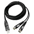 Omnitronic Cable UM-50 USB-MIDI adapter 5 meter 2/2