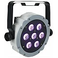Płaska lampa sceniczna PAR LED Showtec Compact Par 7 Tri szara 9/10