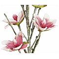 EUROPALMS Kwiat magnolii (EVA), sztuczny, biały róż 2/5