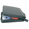 QTX CD Carry Case, 200 CDs, Leather like finish 2/3