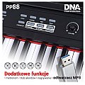 DNA PP 88 pianino cyfrowe pełnowymiarowe keyboard do nauki 9/10
