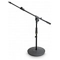 Gravity MS 2212 B - statyw mikrofonowy, Short Microphone Stand With Round Base And 1-Point Adjustment Telescoping Boom 2/6