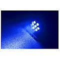 BeamZ LED FlatPAR 7 x 15W 5-1 RGBAW IR, reflektor PAR LED 6/8