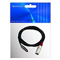 Omnitronic Cable AC-20R RCA to XLR (M), 2m, red 2/4