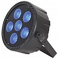 QTX PL-COB6 Reflektor PAR LED PAR64 6x30W RGB COB High Power 3-in-1 LED Plastic PAR Can 5/7