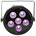QTX PL-COB6 Reflektor PAR LED PAR64 6x30W RGB COB High Power 3-in-1 LED Plastic PAR Can 7/7