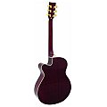Dimavery JH-500 cutaway guitar, red, gitara akustyczna 2/4