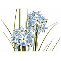 EUROPALMS Allium trawa, sztuczna roślina, niebieska, 120 cm 2/5