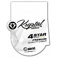 Adam Hall 4 Star Series Krystal Edition - Kabel do mikrofonu OCC XLR żeński na XLR męski 1m 2/2