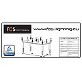FOS FS-750H-2X1 Podest sceniczny 2x1m TUV max 750kg 2/6