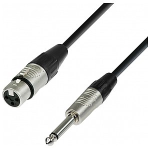 Adam Hall Cables 4 Star Series - Microphone Cable REAN XLR żeński / 6.3 mm Jack mono 9.0 m przewód mikrofonowy 1/2