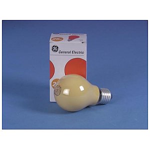 General Electric A19 230V/25W E-27 orange frosted 1/1