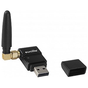 Bezprzewodowy DMX EUROLITE QuickDMX USB Wireless Transmitter/Receiver 1/2