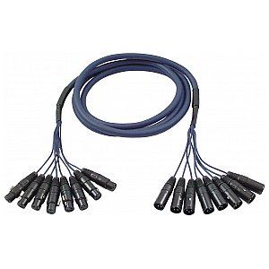 DAP FL60 - Kabel 8 XLR/M 3 p. > 8 XLR/F 3 p. 6 m 1/1