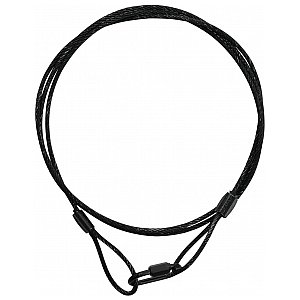 Eurolite Steel rope 900x3mm black 1/1