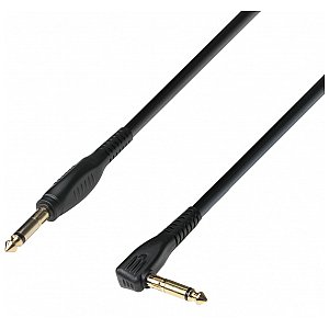 Adam Hall Cables 3 Star Series - Instrument Cable 6.3 mm Jack mono / 6.3 mm kątowy Jack mono 3 m kabel instrumentalny 1/2