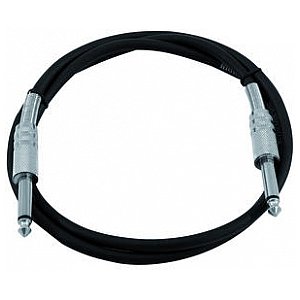 Omnitronic Cable 6,3 plug to 6,3 plug 1,5m 1/4