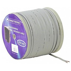 Omnitronic NYFAZ-cable 2x0.75mm² white/100m 1/2