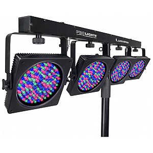 Prolights LUMI4RGB Zestaw oświetleniowy 4xPARLED, 108 LED RGB 1/7