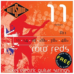 Rotosound Struny gitarowe Roto (owijka niklowa) R11 1/1