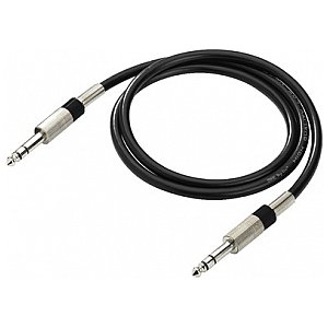Monacor MCC-102/SW, kabel 2x 6,3 mm stereo 1m 1/1