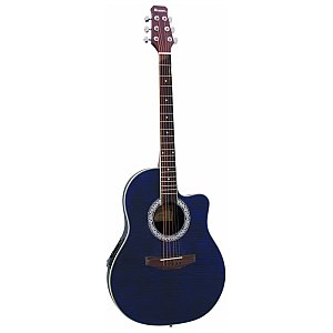 Dimavery RB-300 Roundback, blue, gitara akustyczna 1/3