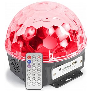 BeamZ Magic Jelly DJ Ball Sound 6x1W Player, efekt dyskotekowy LED 1/5