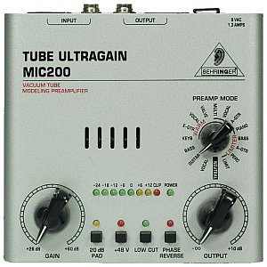 Behringer TUBE ULTRAGAIN MIC200 wzmacniacz mikrofonowy 1/1
