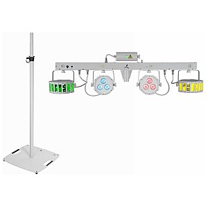 EUROLITE LED KLS Laser Bar FX Light Zestaw oświetlenia + BPS-3 statyw biały 1/1