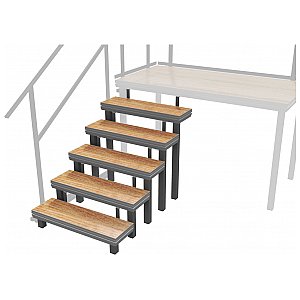 2m SPZP 018 - Modular Platform Stairs (up to 1.2 m height of stage platform), schody do podestów scenicznych 1/1