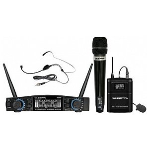 ZZIPP TXZZ582 Podwójny zestaw mikrofonu bezprzewodowego UHF 1/1