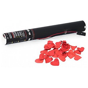 TCM FX Tuba konfetti do wyrzutni elektrycznej 50cm, red Hearts - Czerwone serca 1/1