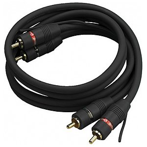 Kable połączeniowe audio, stereo Monacor CarPower AC-080/SW 1/1