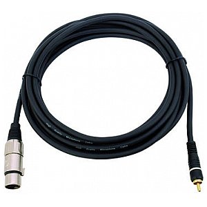 Omnitronic Cable CXF-50 RCA to XLR (f), 5m, black 1/3
