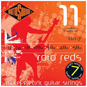 Rotosound Struny gitarowe Roto (owijka niklowa) R11-7 1/1