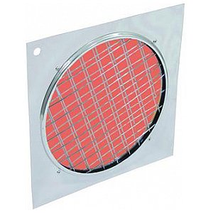 Eurolite Red dichroic filter silver frame PAR-64 1/2
