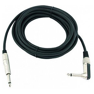 Omnitronic Cable 6,3 plug to 6,3 plug 90° 3m 1/4