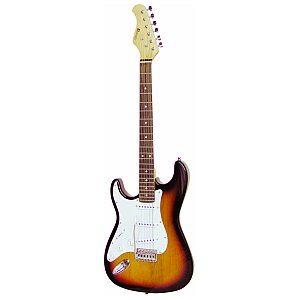 Dimavery ST-203 E-Guitar LH, sunburst, gitara elektryczna leworęczna 1/2