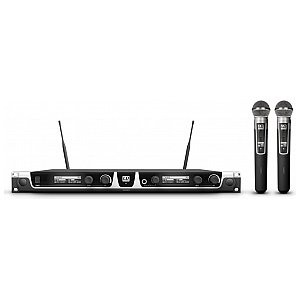 LD Systems U506 HHD2 - Wireless Microphone System with 2 x Dynamic Handheld Microphone 1/6