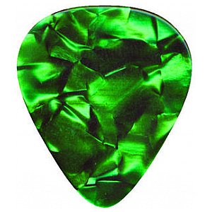 Dimavery Pick 0,71mm pearleffect green/12, kostki gitarowe 1/1