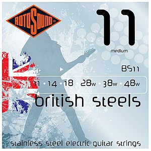 Rotosound Struny gitarowe British Steels (stalowe) BS11 1/1