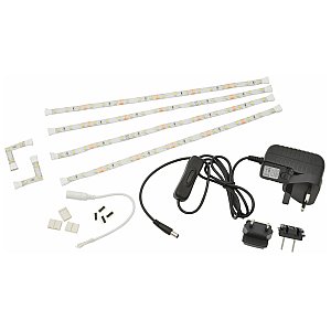 Fluxia LED Tape Decor Kit 4 x 300mm - warm white, taśma LED 1/1