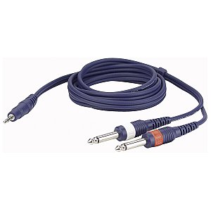 DAP FL31 - Kabel stereo mini Jack > 2 mono Jack L/R 3 m 1/1