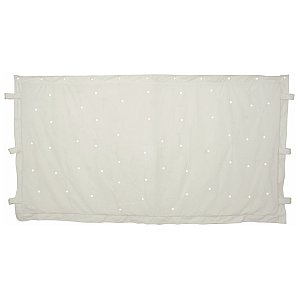 QTX 3 x 2m White star cloth with 96 White LEDs, kurtyna LED 1/3