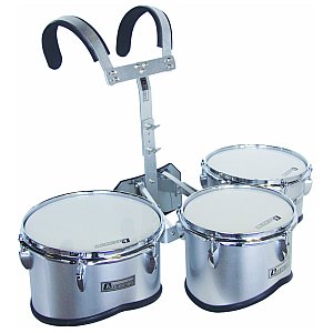Dimavery MT-330 Marching Drum Set, silver, zestów bębnów marszowych 1/2