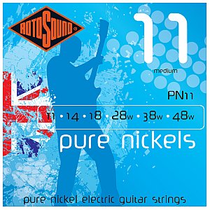 Rotosound Struny gitarowe Pure Nickles (niklowe) PN11 1/1