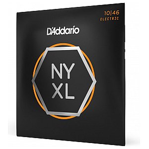 D'Addario NYXL1046 Nickel Wound Struny do gitary elektrycznej, Regular Light, 10-46 1/4