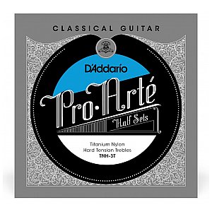 D'Addario TNH-3T Pro-Arte Titanium Nylon Classical Guitar Half kpl, Hard Tension 1/1