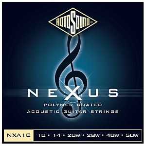 Rotosound Struny gitarowe powlekane akustyczne Nexus NXA10 1/1