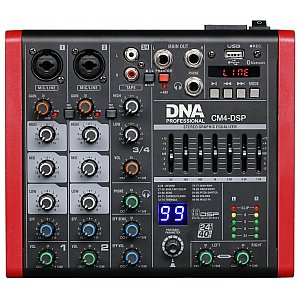 DNA CM4-DSP mikser audio USB MP3 Bluetooth Phantom 1/2
